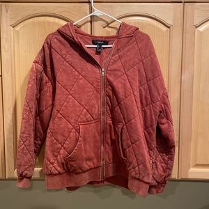 Forever 21, red hoodie, size large, never worn